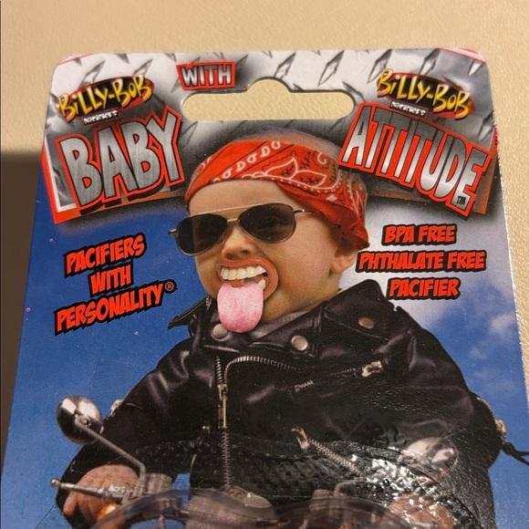 Billy-Bob Baby Pacifier with Attitude - Picture 3 of 5
